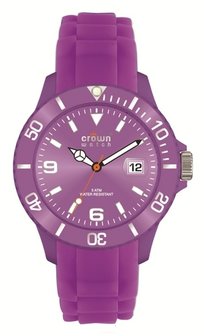 Crown Watch Purple 43mm