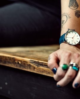 Cheapo Khorshid denim horloge