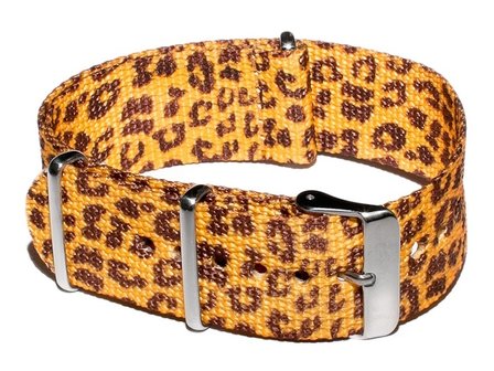 Cheapo Leopard yellow horlogeband