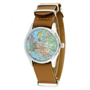 Cheapo Pop-art Europe horloge