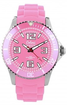 Colori Watch Cool Steel Baby Pink
