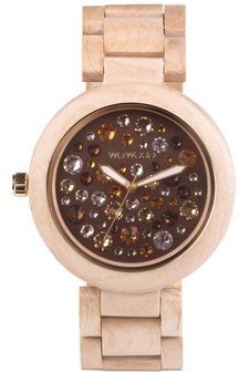 WeWOOD Alnus Beige Topaz horloge