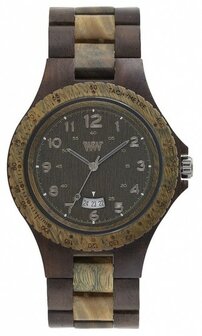 WeWOOD Seth Choco Army horloge