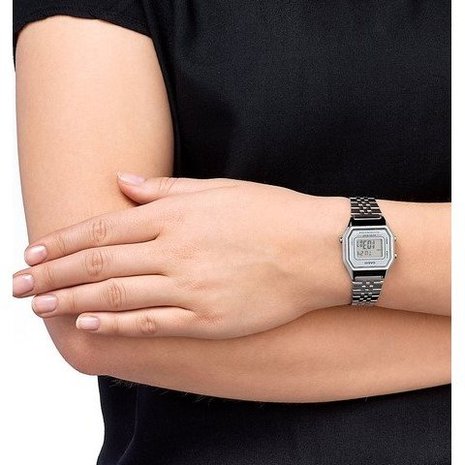 Zilver sales casio horloge