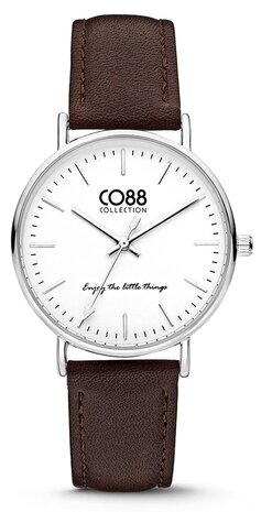 CO88 Leather Dark Brown horloge