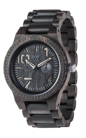 WeWOOD Oblivio Black Blue horloge