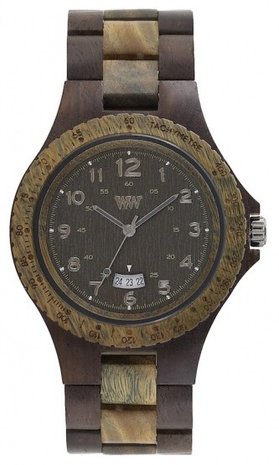 WeWOOD Seth Choco Army horloge