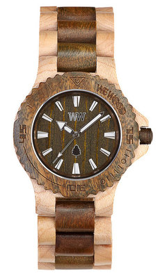 WeWOOD Date Beige/Army horloge