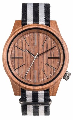 WeWOOD Torpedo Nut Grey horloge