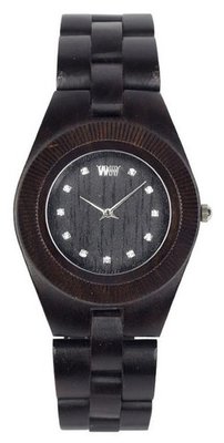 WeWOOD Odyssey Crystal Black horloge